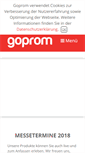 Mobile Screenshot of goprom.de